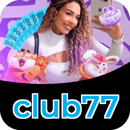 Catálogo slots club77 mostrando top jogos Gates Olympus Sweet Bonanza Fortune Tiger Big Bass volatilidade RTP